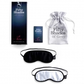 Набор из двух масок на глаза Soft Blindfold Twin Pack - Fifty Shades of Grey - купить с доставкой в Братске