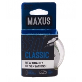 Классические презервативы в пластиковом кейсе MAXUS Classic - 3 шт. - Maxus - купить с доставкой в Братске