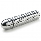 Рельефный фаллос для интенсивного электросекса Groovey George - 20 см. - MyStim - купить с доставкой в Братске