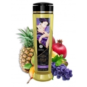 Массажное масло Libido Exotic Fruits с ароматом экзотических фруктов - 240 мл. - Shunga - купить с доставкой в Братске