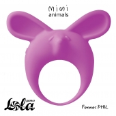 Фиолетовое эрекционное кольцо Fennec Phil - Lola Games - в Братске купить с доставкой