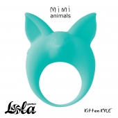 Зеленое эрекционное кольцо Kitten Kyle - Lola Games - в Братске купить с доставкой