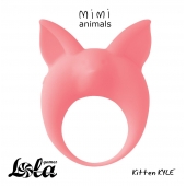 Оранжевое эрекционное кольцо Kitten Kyle - Lola Games - в Братске купить с доставкой