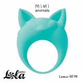 Зеленое эрекционное кольцо Lemur Remi - Lola Games - в Братске купить с доставкой