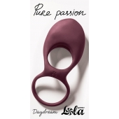 Бордовое эрекционное виброкольцо Daydream - Lola Games - в Братске купить с доставкой