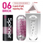 Мастурбатор SPINNER Brick - Tenga - в Братске купить с доставкой