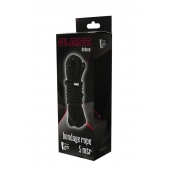 Черная веревка для шибари DELUXE BONDAGE ROPE - 5 м. - Dream Toys - купить с доставкой в Братске