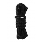 Черная веревка для шибари DELUXE BONDAGE ROPE - 5 м. - Dream Toys - купить с доставкой в Братске