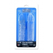 Комплект из 2 прозрачных насадок на пенис PENIS EXTENDER PACK - Dream Toys - в Братске купить с доставкой