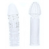 Комплект из 2 прозрачных насадок на пенис PENIS EXTENDER PACK - Dream Toys - в Братске купить с доставкой
