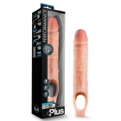Телесный реалистичный фаллоудлинитель 10 Inch Silicone Cock Sheath Penis Extender - 25,4 см. - Blush Novelties - в Братске купить с доставкой