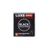 Черные презервативы LUXE Royal Black Collection - 3 шт. - Luxe - купить с доставкой в Братске
