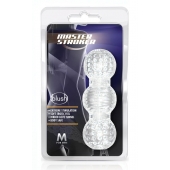 Прозрачный фигурный мастурбатор Master Stroker - Blush Novelties - в Братске купить с доставкой