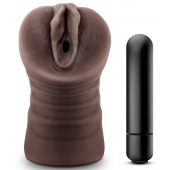 Коричневый мастурбатор-вагина Hot Chocolate Brianna - Blush Novelties - в Братске купить с доставкой