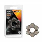 Дымчатое эрекционное кольцо Stay Hard Thick Bead Cock Ring - Blush Novelties - в Братске купить с доставкой