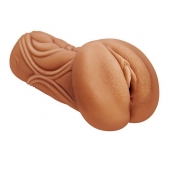 Кофейный мастурбатор-вагина Dumpling - Lola Games - в Братске купить с доставкой