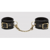 Черные наручники Bound to You Faux Leather Wrist Cuffs - Fifty Shades of Grey - купить с доставкой в Братске