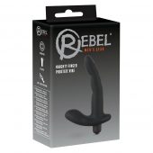 Черный вибромассажер простаты Naughty Finger Prostate Vibe - 13,8 см. - Orion - в Братске купить с доставкой