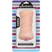 Телесный мастурбатор-вагина X-Basic Pocket Pussy без вибрации - Lovetoy - в Братске купить с доставкой
