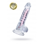 Прозрачный гибкий фаллоимитатор Paret - 18 см. - A-toys купить с доставкой в интернет-магазине Orgasmix в Братске Прозрачный гибкий фаллоимитатор Paret - 18 см. - A-toys