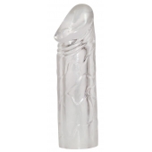 Удлиняющая насадка на пенис Mega Dick Sleeve Transparent - Orion - в Братске купить с доставкой