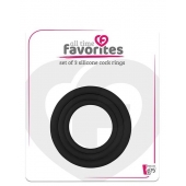 Набор из 3 эрекционных колец SILICONE COCKRINGS - Dream Toys - в Братске купить с доставкой