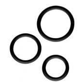 Набор из 3 эрекционных колец SILICONE COCKRINGS - Dream Toys - в Братске купить с доставкой