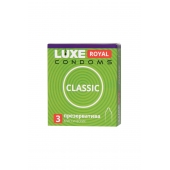 Гладкие презервативы LUXE Royal Classic - 3 шт. - Luxe - купить с доставкой в Братске