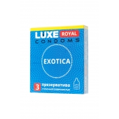 Текстурированные презервативы LUXE Royal Exotica - 3 шт. - Luxe - купить с доставкой в Братске