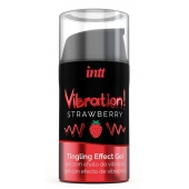 Жидкий интимный гель с эффектом вибрации Vibration! Strawberry - 15 мл. - INTT - купить с доставкой в Братске