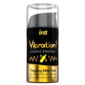 Жидкий интимный гель с эффектом вибрации Vibration! Vodka Energy - 15 мл. - INTT - купить с доставкой в Братске