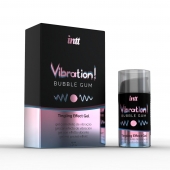 Жидкий интимный гель с эффектом вибрации Vibration! Bubble Gum - 15 мл. - INTT - купить с доставкой в Братске