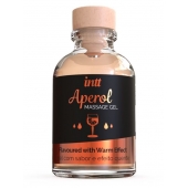 Массажный гель с согревающим эффектом Aperol - 30 мл. - INTT - купить с доставкой в Братске