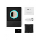 Аквамариновый клиторальный стимулятор Lelo Ora 3 - Lelo в Братске Аквамариновый клиторальный стимулятор Lelo Ora 3 - Lelo