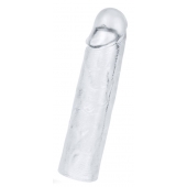 Прозрачная насадка-удлинитель Flawless Clear Penis Sleeve Add 1 - 15,5 см. - Lovetoy - в Братске купить с доставкой