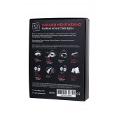 Фиолетовый набор БДСМ «Накажи меня нежно» с карточками - Штучки-дрючки - купить с доставкой в Братске