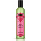 Массажное масло Naturals Strawberry Dreams с ароматом клубники - 236 мл. - Kama Sutra - купить с доставкой в Братске