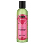 Массажное масло Naturals Strawberry Dreams с ароматом клубники - 59 мл. - Kama Sutra - купить с доставкой в Братске