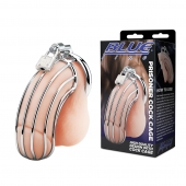 Металлическая клетка Prisoner Cock Сage с замком - BlueLine - купить с доставкой в Братске