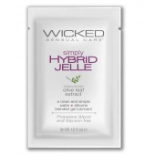 Гель-лубрикант на водно-силиконовой основе Simply Hybrid Jelle - 3 мл. - Wicked - купить с доставкой в Братске
