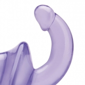 Фиолетовый безремневой страпон Strapless Strap-On - Lux Fetish - купить с доставкой в Братске