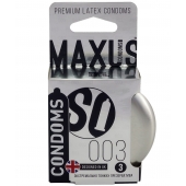 Экстремально тонкие презервативы в железном кейсе MAXUS Extreme Thin - 3 шт. - Maxus - купить с доставкой в Братске