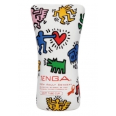 Мастурбатор-туба Keith Haring Soft Tube CUP - Tenga - в Братске купить с доставкой