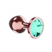 Пробка цвета розового золота с малиновым кристаллом Diamond Topaz Shine L - 8,3 см. - Lola Games - купить с доставкой в Братске