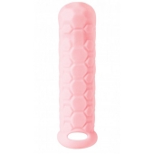Розовый фаллоудлинитель Homme Long - 15,5 см. - Lola Games - в Братске купить с доставкой