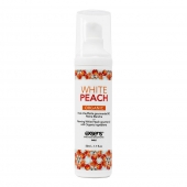 Разогревающее массажное масло Gourmet White Peach Organic с органическими ингредиентами - 50 мл. - Exsens - купить с доставкой в Братске