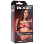 Мастурбатор-вагина Karlee Grey ULTRASKYN Pocket Pussy - Doc Johnson - в Братске купить с доставкой