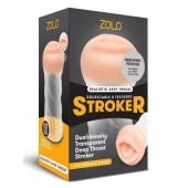 Мастурбатор-ротик ZOLO DEEP THROAT - Zolo - в Братске купить с доставкой