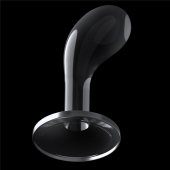 Прозрачный стимулятор простаты Flawless Clear Prostate Plug - 15 см. - Lovetoy - в Братске купить с доставкой