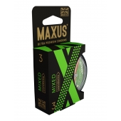 Презервативы в пластиковом кейсе MAXUS AIR Mixed - 3 шт. - Maxus - купить с доставкой в Братске